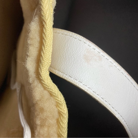 UGG Women's Tan and White Shearling Tote Bag - Picture 7 of 10